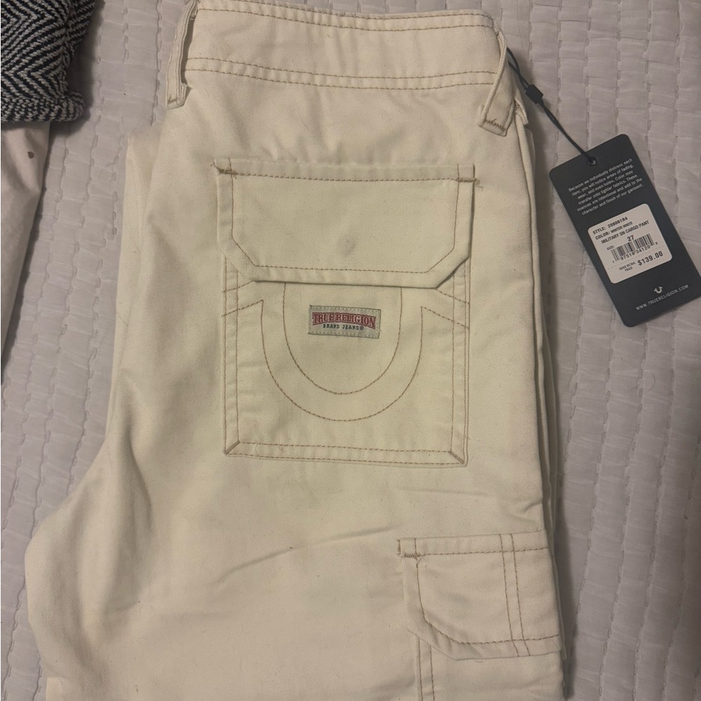 Beige Utility Pants